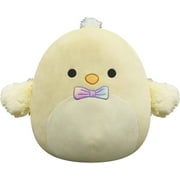 Squishmallows Original 14 inch Triston the Yellow Chick with Bow Tie - Child's Ultra Soft Plush Toy