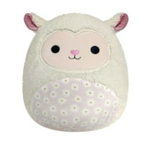 Squishmallows 14 inch Sophie the Cream Lamb with Daisy Flower Bell Pattern - Child's Ultra Soft Plush Toy