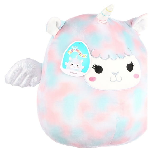 Squishmallows 14 inch Winona the Rainbow Llama Pegacorn - Child's Ultra Soft Stuffed Plush Toy