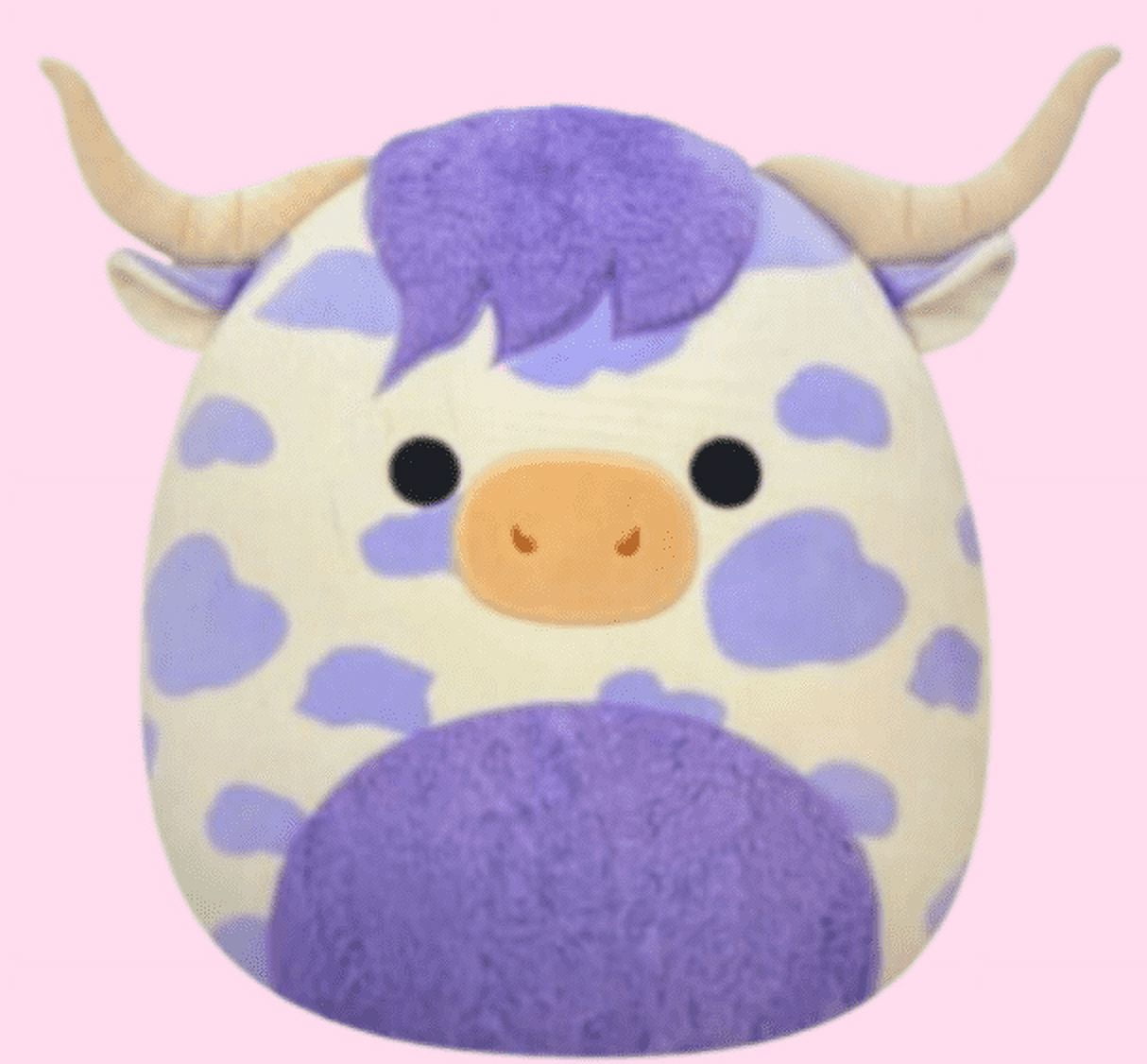 Squishmallows 16 Conway the Purple Spotted Highland Cow Plush Toy