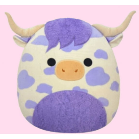 Squishmallows 16 Conway the Purple Spotted Highland Cow Plush Toy