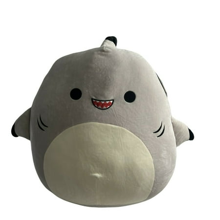 Squishmallows 16" Gordon the Gray Shark Black Tip Rare Stuffed Plush 16 inch