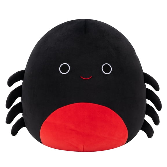 Squishmallows 16 inch Bella the Black Spider with Red Belly - Child's Ultra Soft Stuffed Plush Toy
