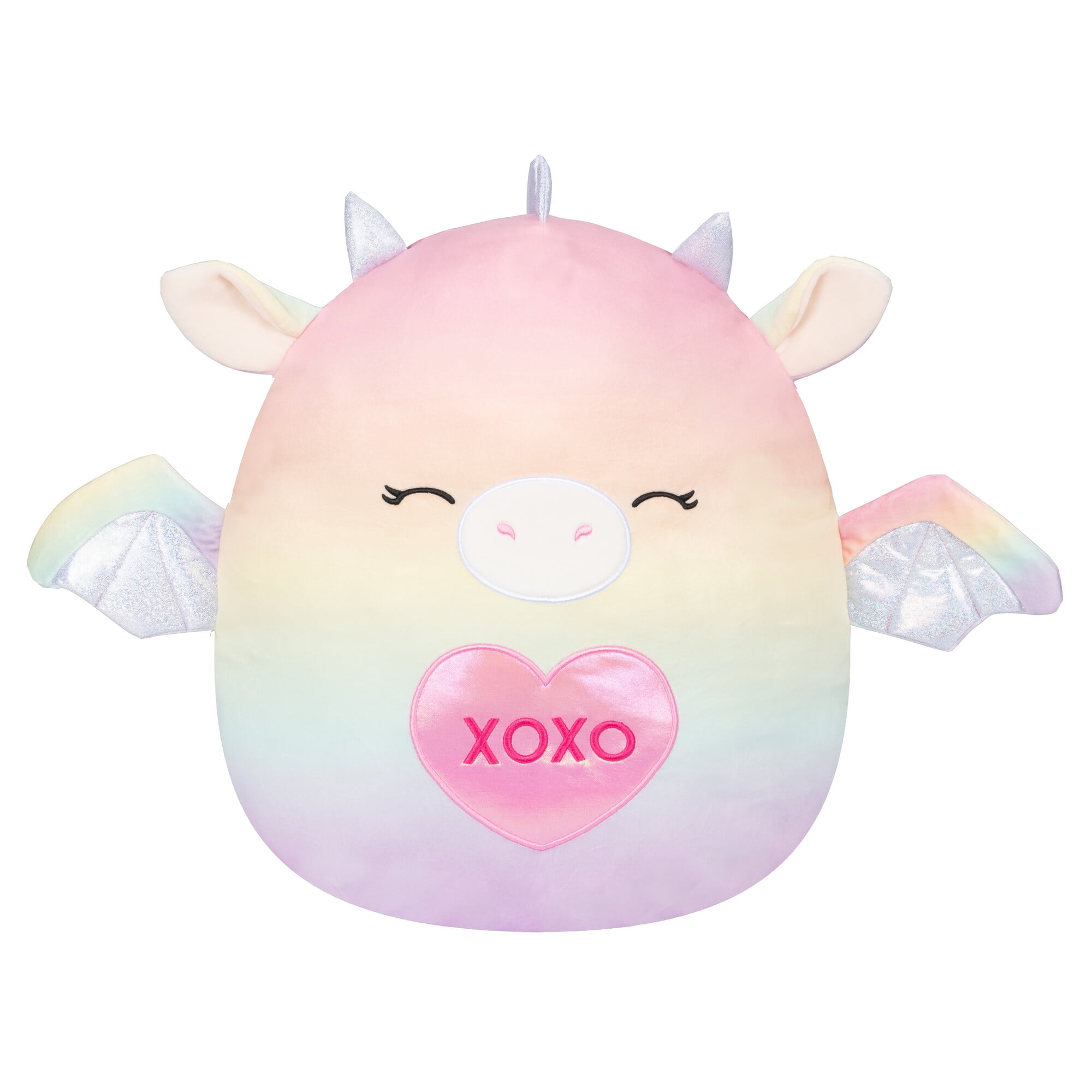 Squishmallows Duranza 16 inch Rainbow Gradient Dragon