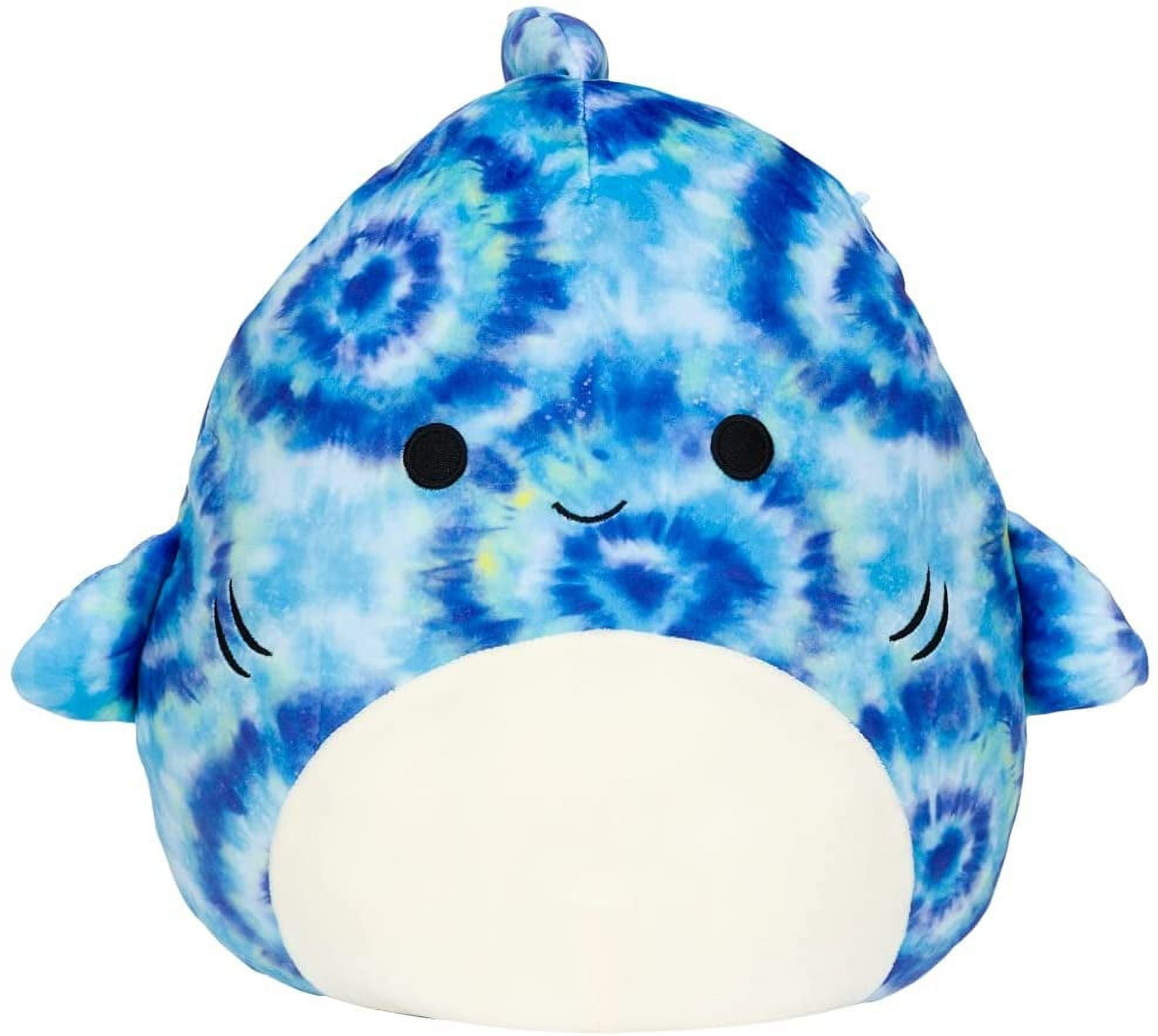 Squishmallows 16 inch Luther the Tie-Dye Tiger Shark - Child's Ultra  Soft Stuffed Plush Toy