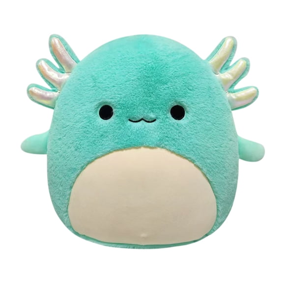 Squishmallows FuzzAMallow Official 16 inch Anastasia the Teal Axolotl With Silver Gills - Child's Ultra Soft Plush Toy
