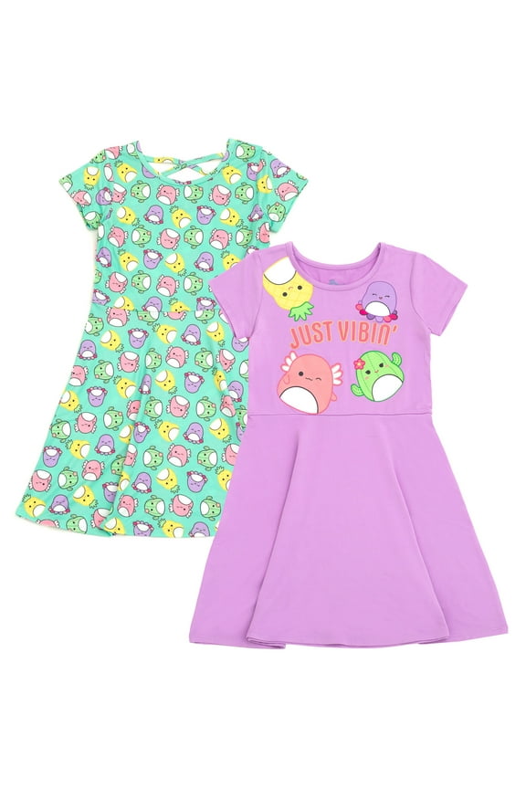 2 Pack Skater Dresses Toddler to Big Kid