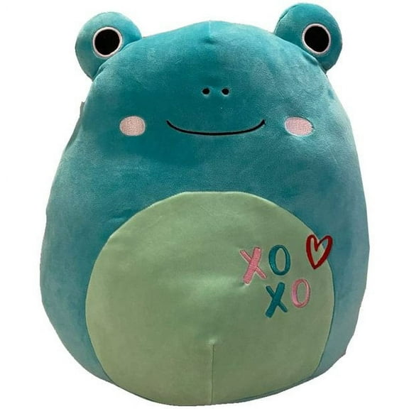 Squishmallows 2022 Valentine Squad 16" Ludwig the XOXO Frog Plush Doll Super Soft