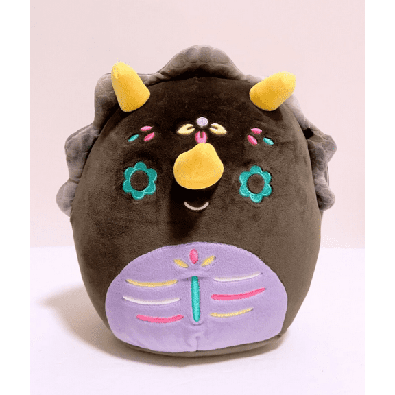 Squishmallows 2023 Day of the Dead Squad 8" Tetero the Triceratops Plush Doll