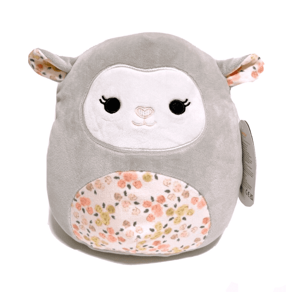 Squishmallows 2023 Easter Squad B 8" Elea the Floral Belly Lamb Plush Doll Toy