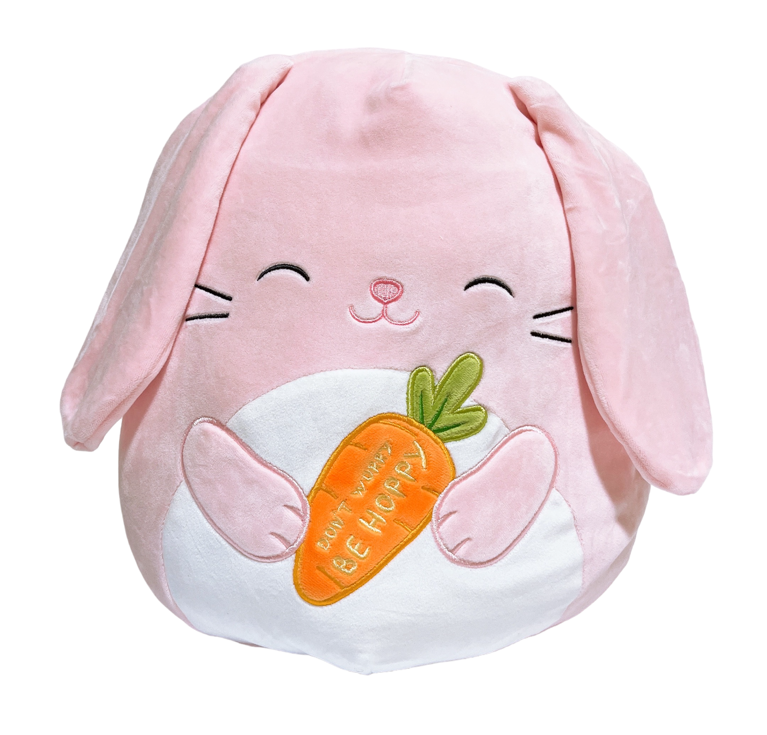 Squishmallows 19 Cm Bop The Pink Bunny - Peluche Morbido Ufficiale Kellytoy Per Bambini