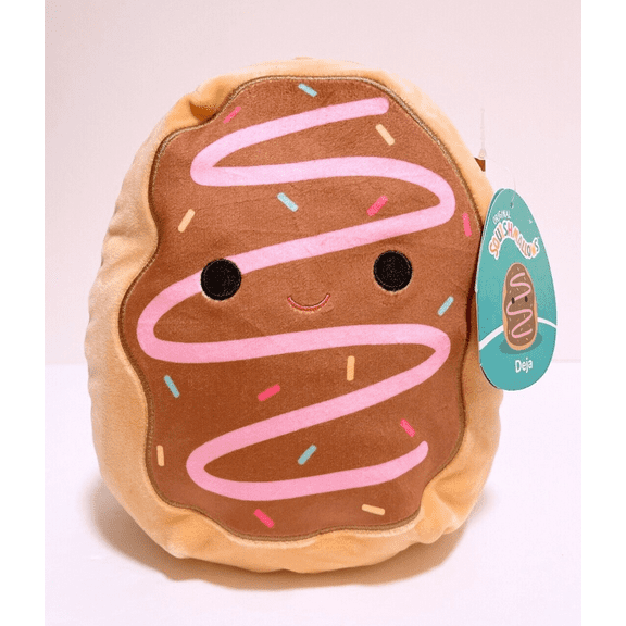 Squishmallows 2023 Food Squad 8" Deja the Chocolate Frosted Donut Plush Doll Toy