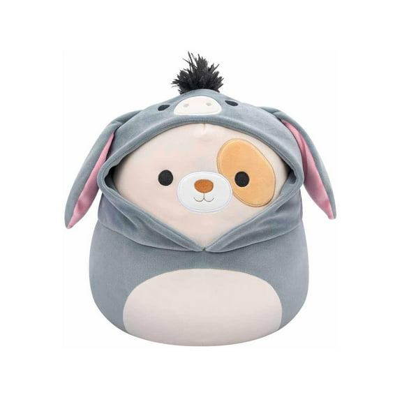Squishmallows 2024 Easter Hoodie Squad C Plush Toy (12" Harris The Dog in Donkey Hoodie)