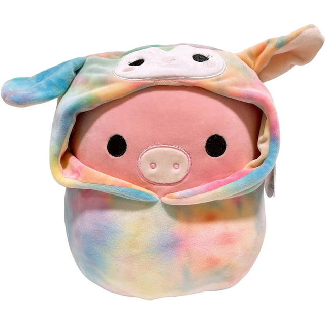 Squishmallows 2024 Easter Hoodie Squad C Plush Toy Peter The Pig