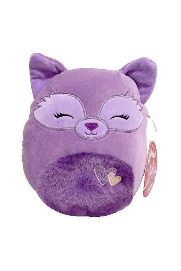 2024 Valentine Squad 8" Pauletta the Purple Fox Animal Plush Doll