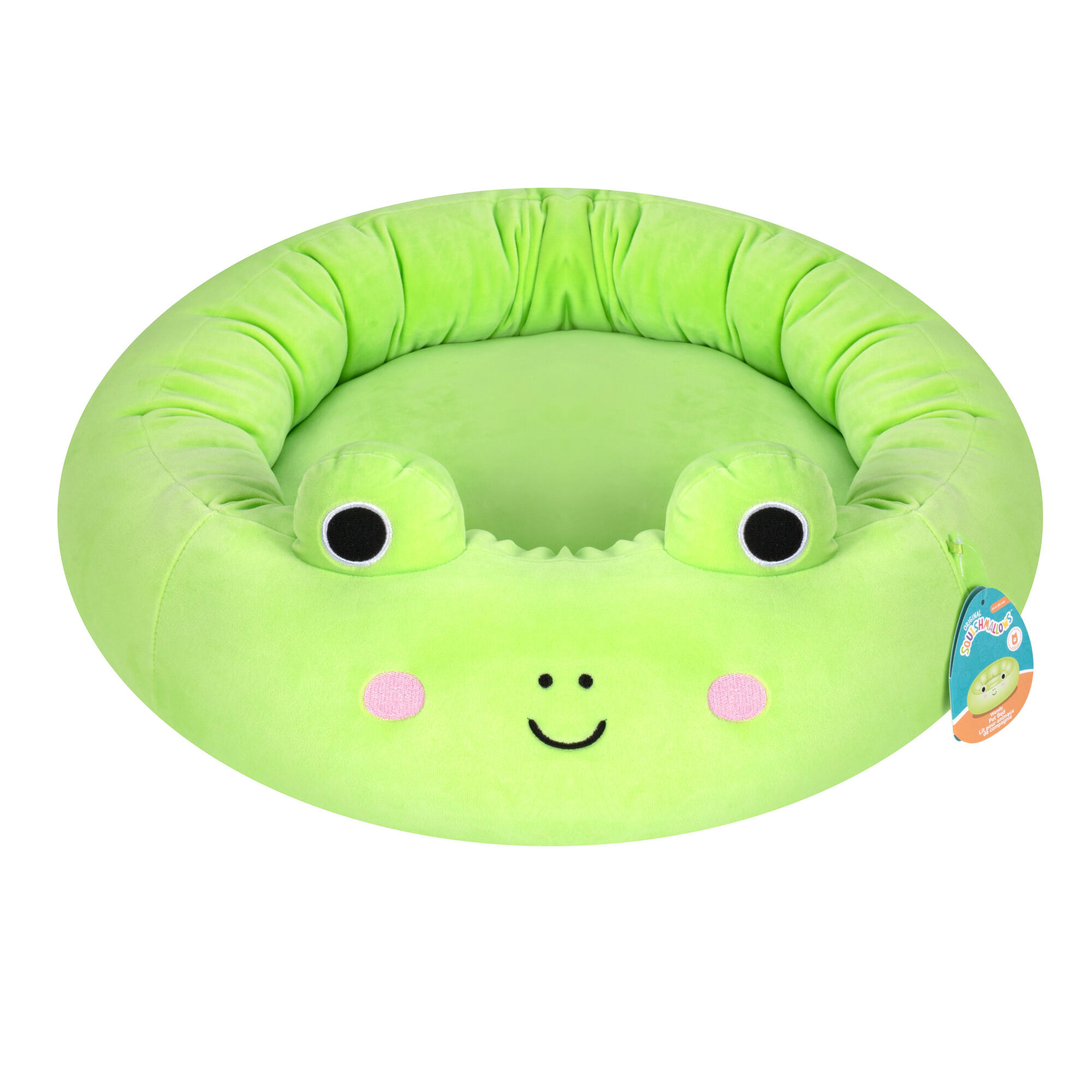 Free Shipping Squishmallows 24 inch Frog Pet Bed Medium Ultrasoft Official Squishmallows Plush Pet Bed Walmart