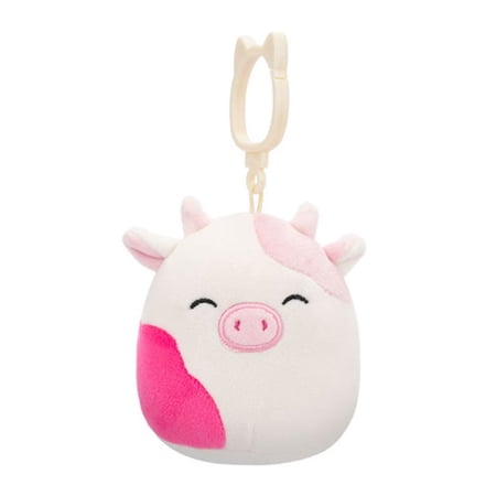 Squishmallows 3.5" Clip-On Caedyn the Cow
