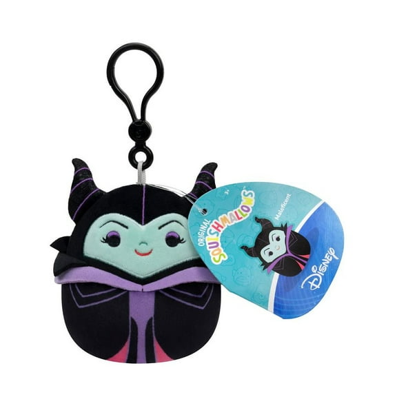 Squishmallows 3.5" Clip-On Disney Villians Maleficent