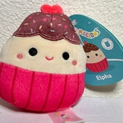 Squishmallow Elpha the Valentine Cupcake 3.5 Clip RARE