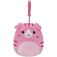 thumbnail image 1 of Squishmallows 3.5" Clip-On Geraldine The Cat Plush Toy, 1 of 1