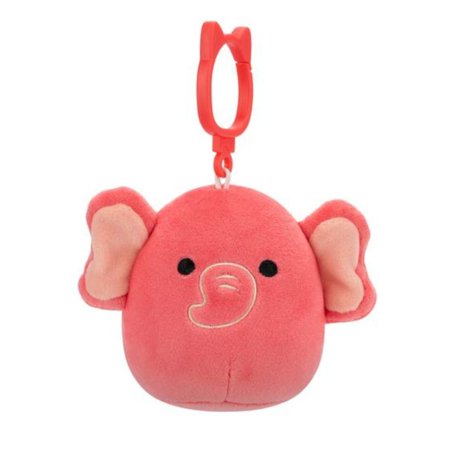 Squishmallows 3.5" Inch Clip-On Kyla the Pink Elephant Plush Toy #116-2