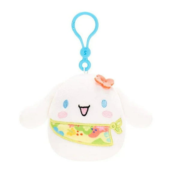 Squishmallows 3.5" Clip-On Summertime Hello Kitty Pompompurin