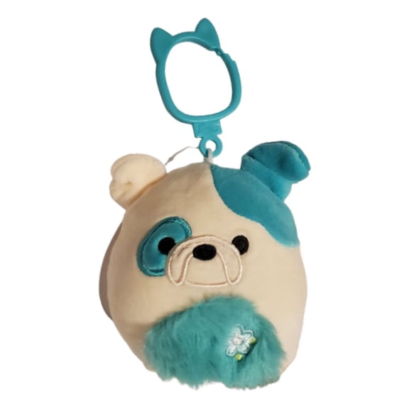 Squishmallows 3.5" Easter Clip-On Reynolds the Bulldog