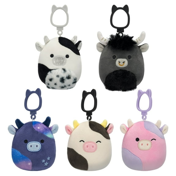 Squishmallows 3.5-Inch Select Series: Cow Clip 5 Pack