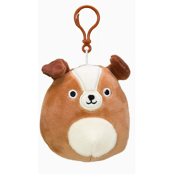 Squishmallows 3.5 Inch St. Bernie the Dog Clip On Plush