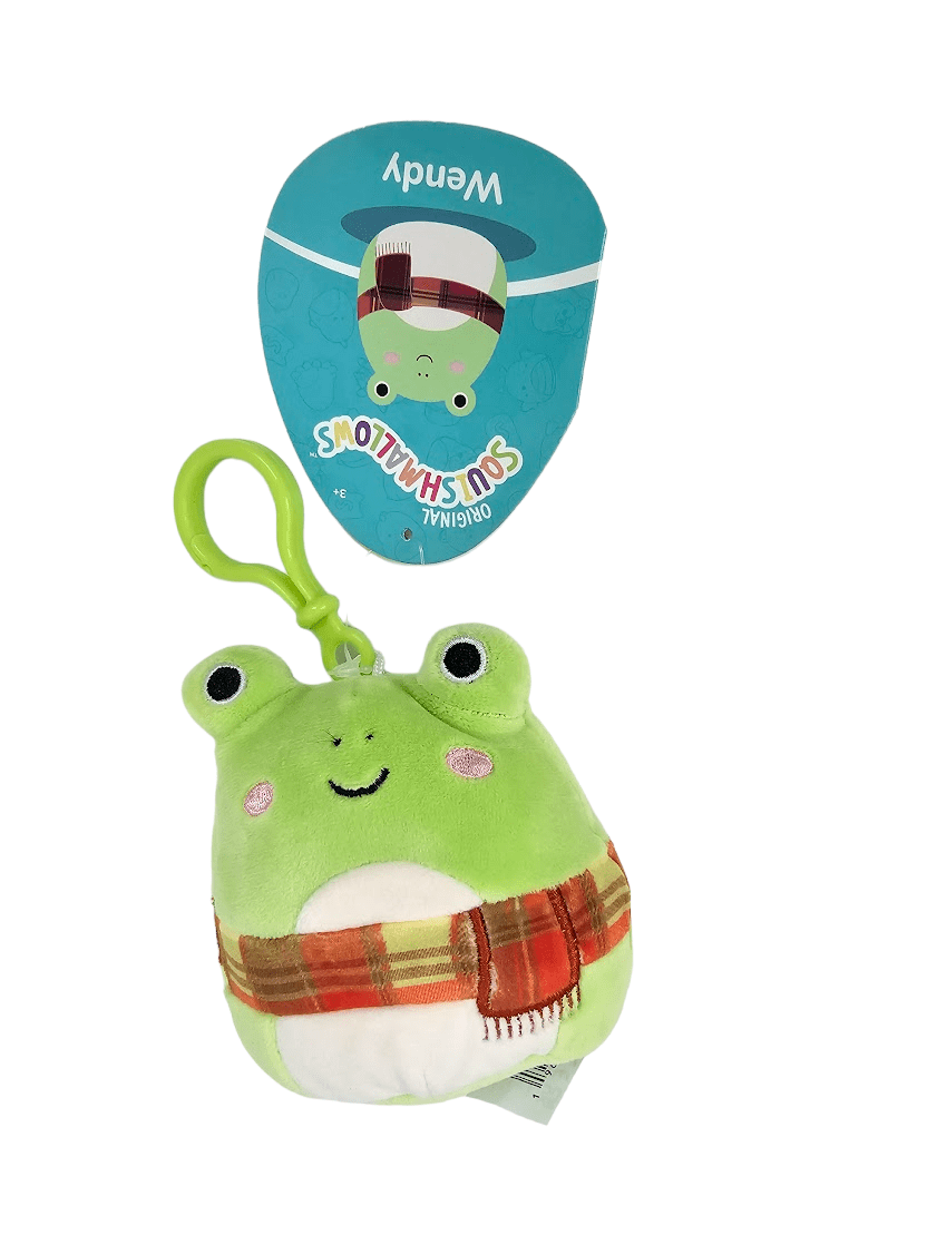 Squishmallows 3.5 Inch Wendy the Green Frog with Scarf Fall Edition Plush  Stuffed Toy 
