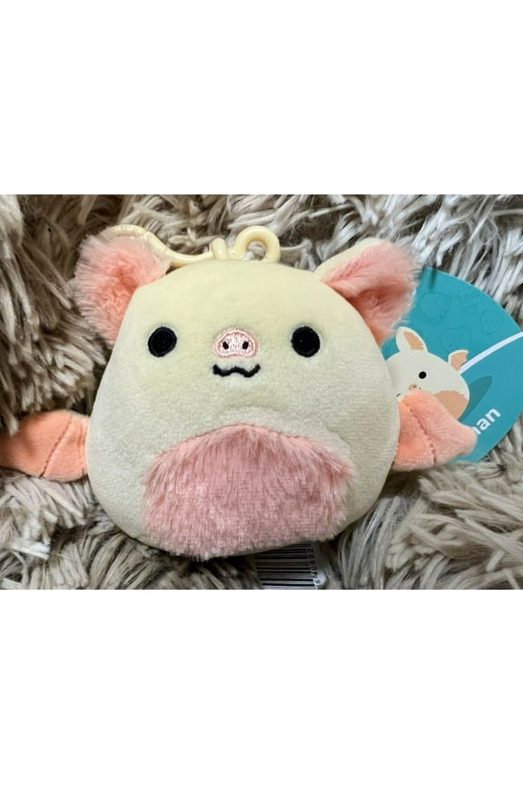 Plush 3.5 inch Meghan the Bat Stuffed Pal with Clip