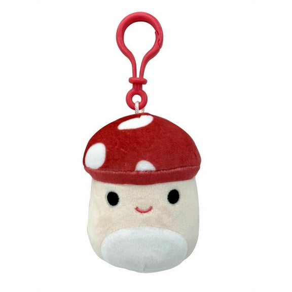 Squishmallows 3.5" Mushroom Clip-On - Malcolm, The Stuffed Plush Toy
