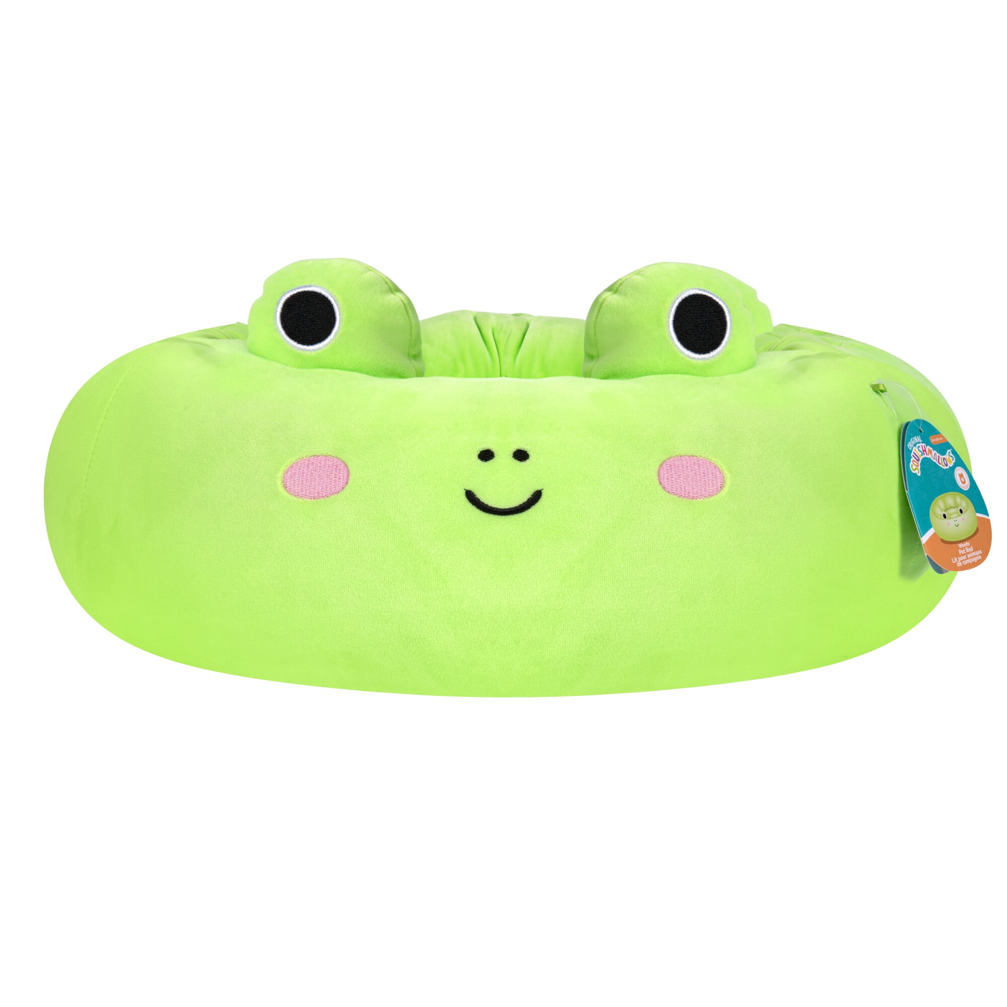 Squishmallows Wendy The Frog Pet Bed, 30-in