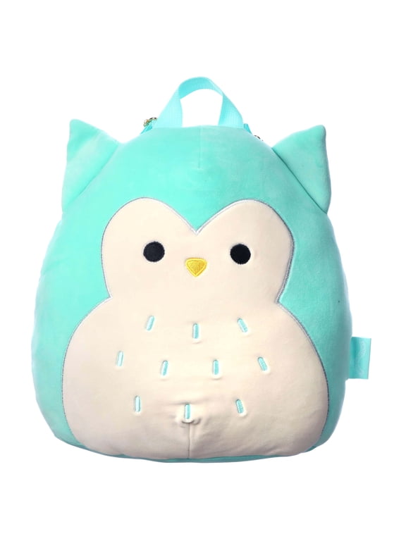 Squishmallows 3D Winston The Owl 14 inch Plush Mini Backpack
