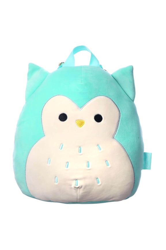 Squishmallows 3D Winston The Owl 14 inch Plush Mini Backpack