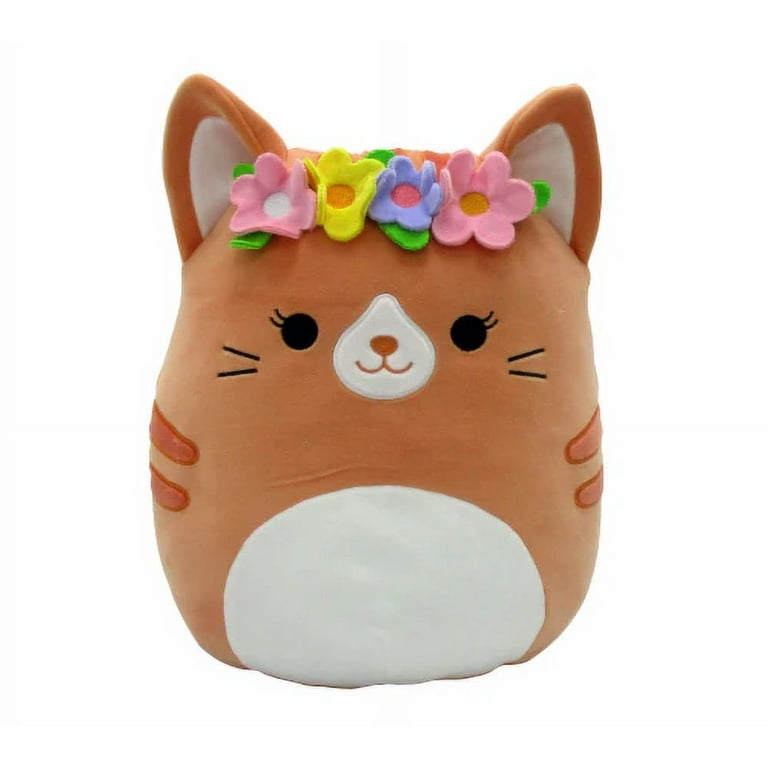 Squishmallows Gigi The Tabby Cat with Flower Crown