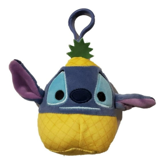Squishmallows 4" Clip-On Disney Stitch Pineapple