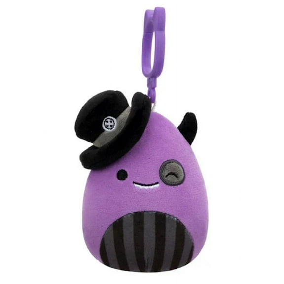 Squishmallows 4" Halloween Clip-On Earworm the Monster