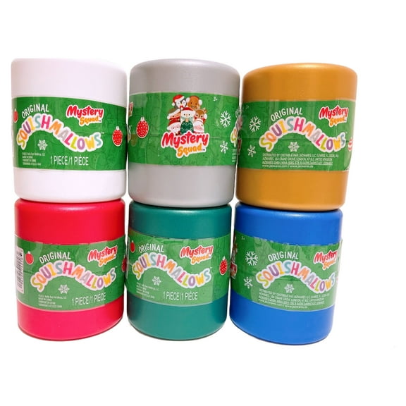 Squishmallows 4" Plush Doll Christmas Mystery Squad Blind Pack ONE Capsule (Random Color)