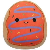 Squishmallows 5-Inch Jay Orange Frosted Donut - Official Jazwares Plush - Collectible Soft & Squishy Stuffed Animal Toy