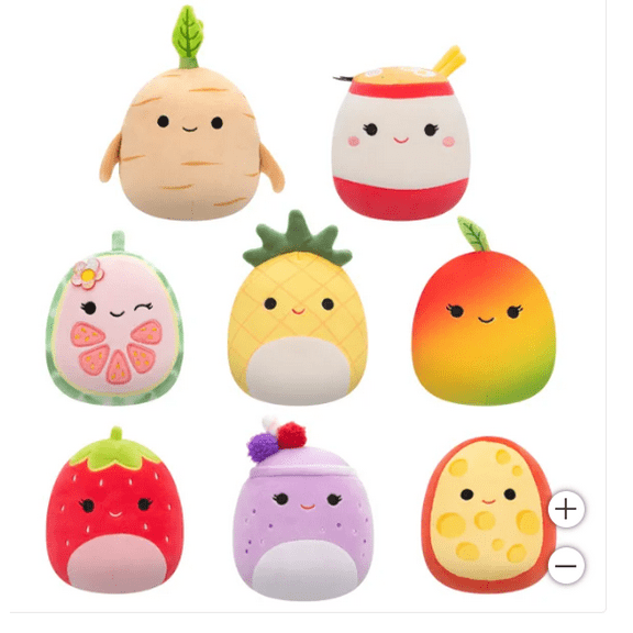 Squishmallows 5" Mini Plush 8-pack, Assorted