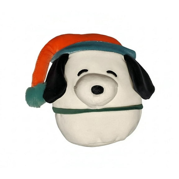Squishmallows 5" Peanuts Snoopy with Santa Hat