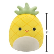 Squishmallows 5 inch Maui the Yellow Pineapple with Green Top - Child's Ultra Soft Stuffed Plush Toy
