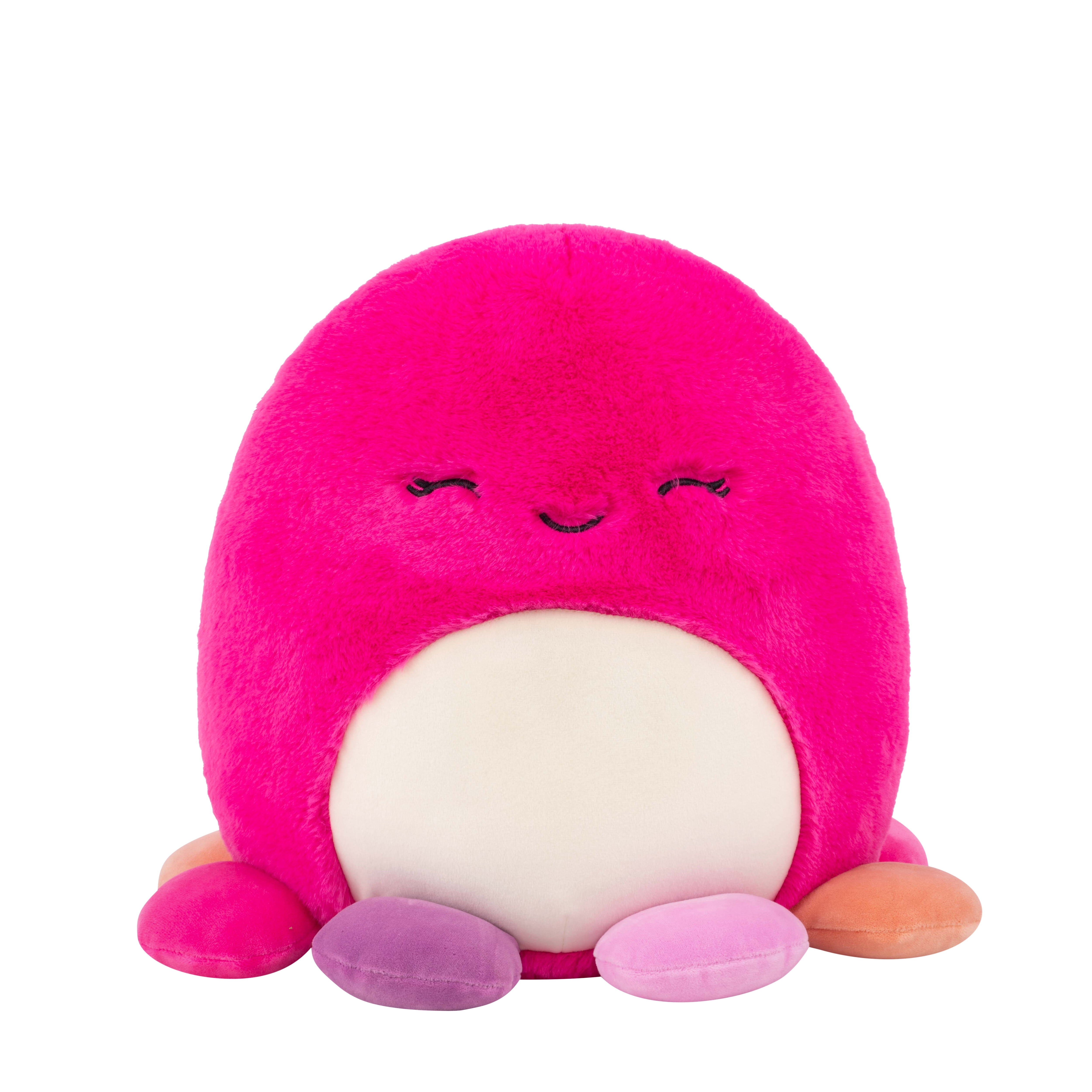 Squishmallows FuzzAMallow Official 5 inch Octavia the Hot Pink Octopus - Child's Ultra Soft Plush Toy