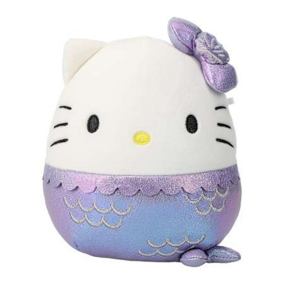 Squishmallows 6.5" Hello Kitty Purple Mermaid