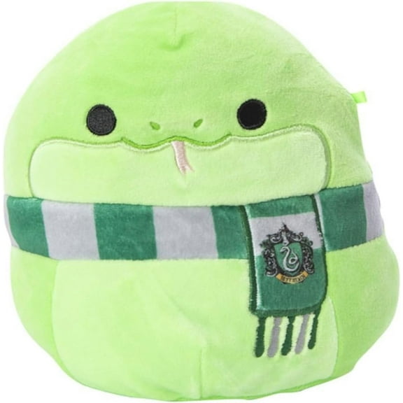 Squishmallows 6" Harry Potter Slytherin Snake Stuffed Animal, Fabric Green
