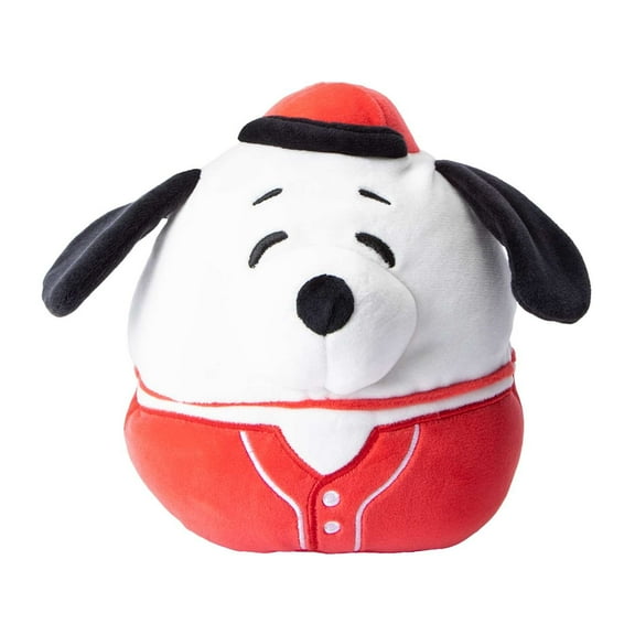 Squishmallows 6" Peanuts Snoopy in Baseball Uniform