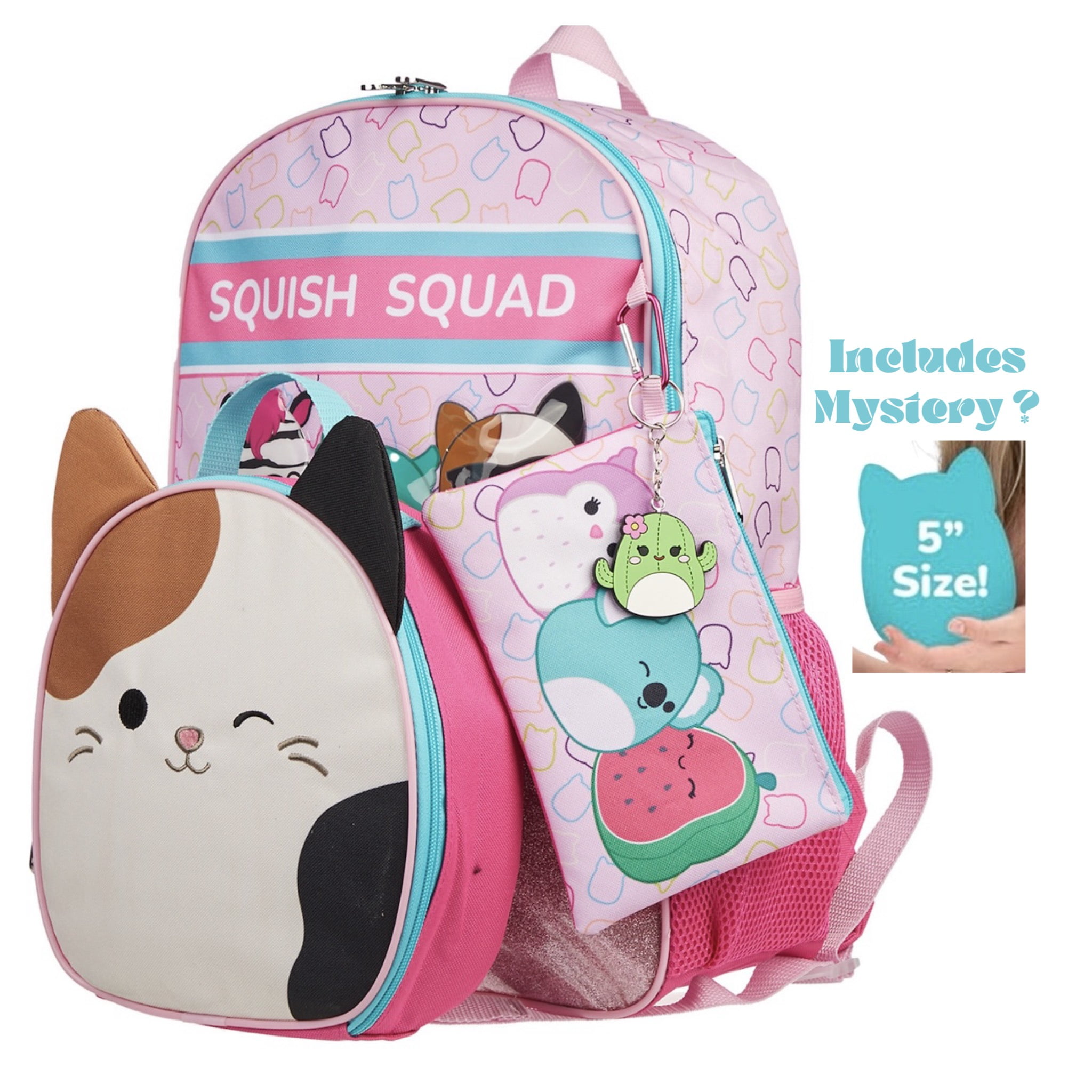 Squishmallow backpack hot and wallet