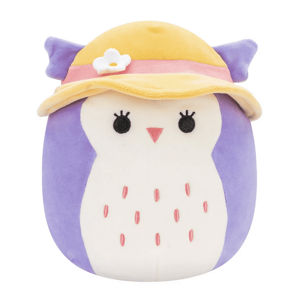 Squishmallows 7.5" Holly the Owl with Hat
