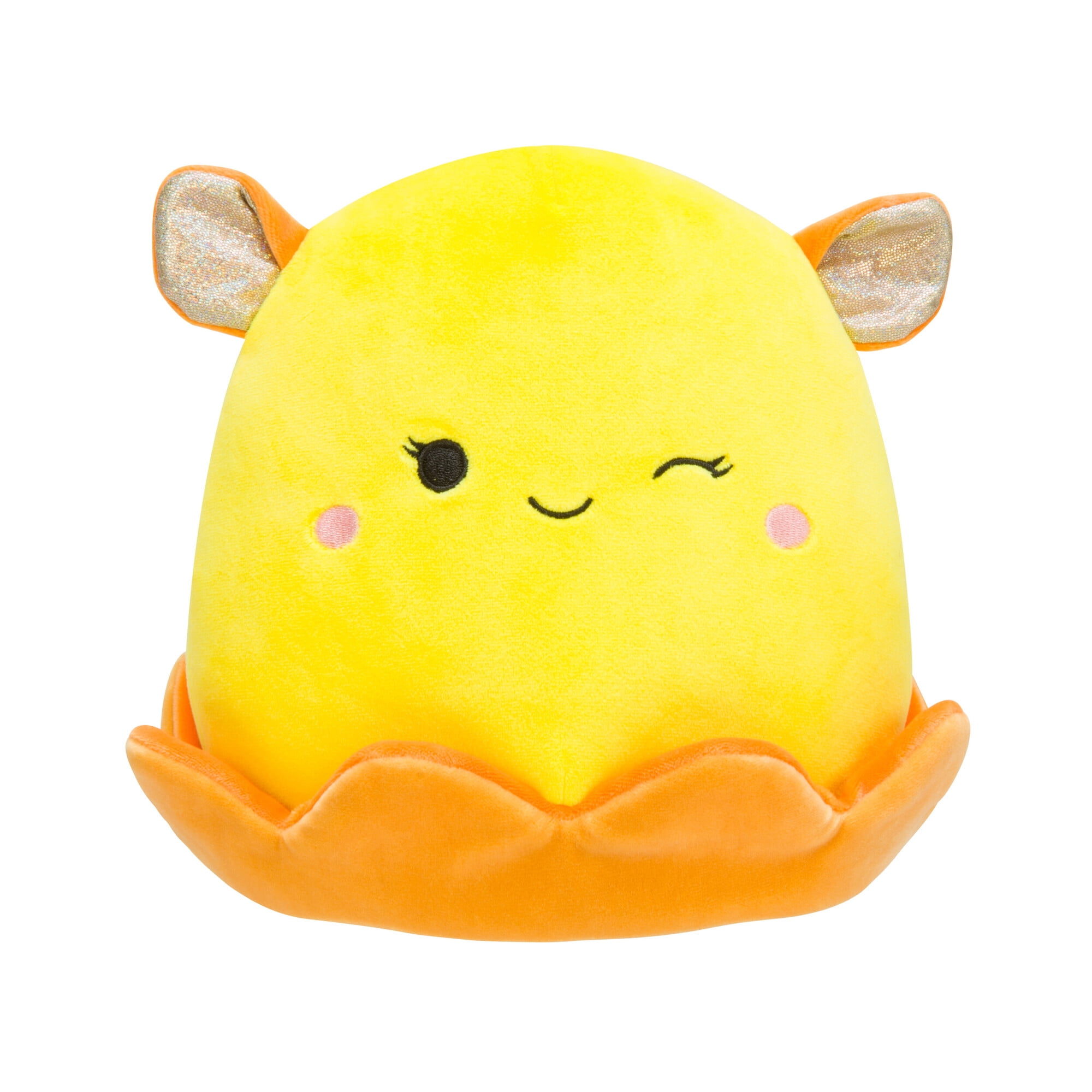 Squishmallows 7.5 inch Bijan the Yellow Dumbo Octopus - Child's Ultra Soft Stuffed Plush Toy